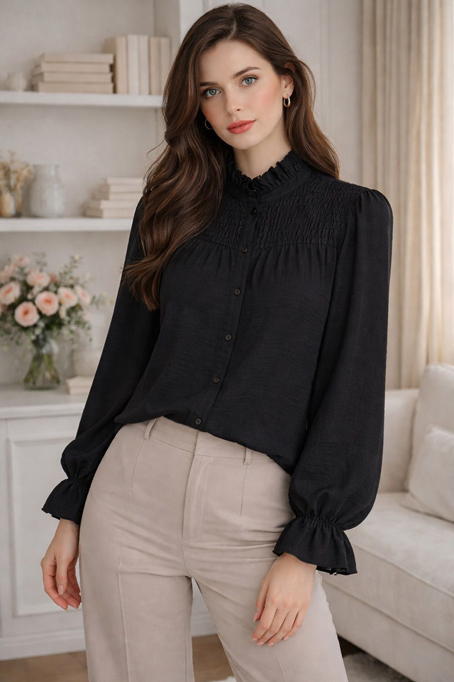 Blouse Christel - zwart