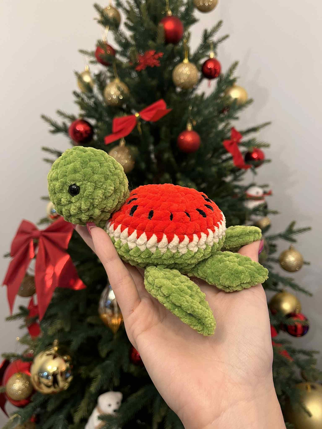 Tortue fruit (pastèque) 🍉