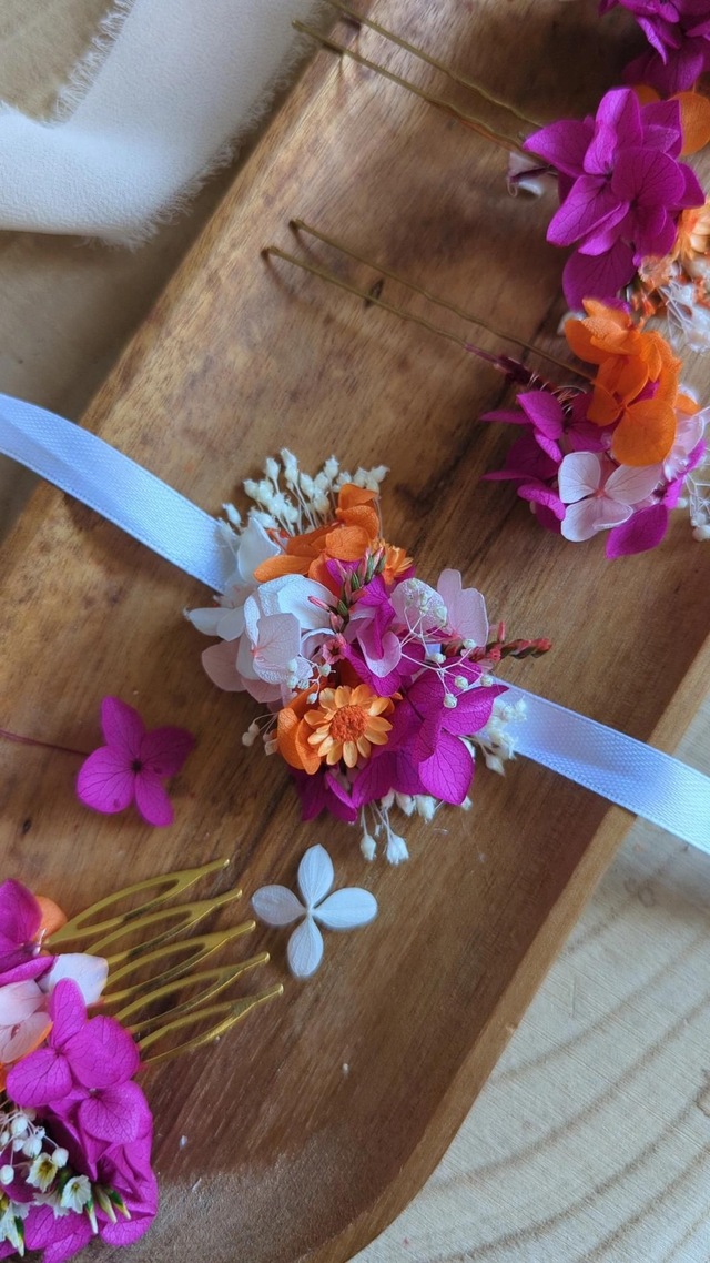 Bracelet ruban Peachy Pinky 2 - Adulte ou enfant