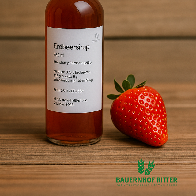 Erdbeersirup