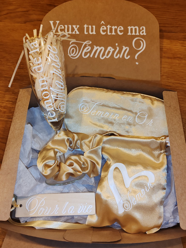 Coffret Femme Témoin/demoiselle d&#039;honneur 