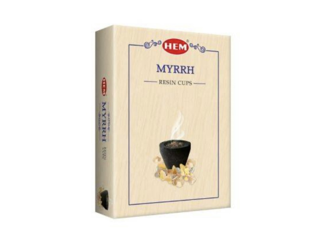 Myrrh resin cups