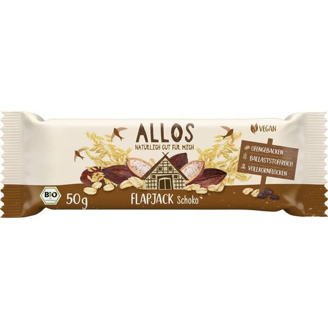 Allos Haferriegel Flapjack Schoko 50g