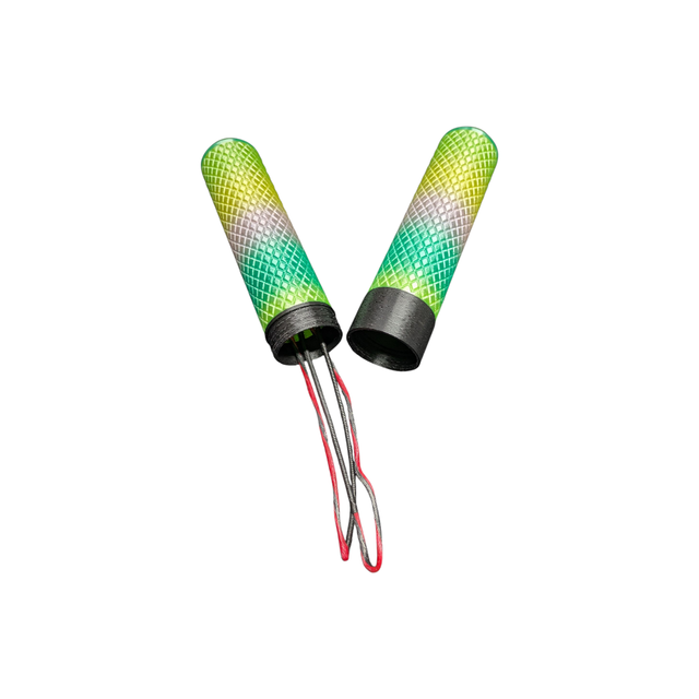 Yellow Green and Black String Tube ©