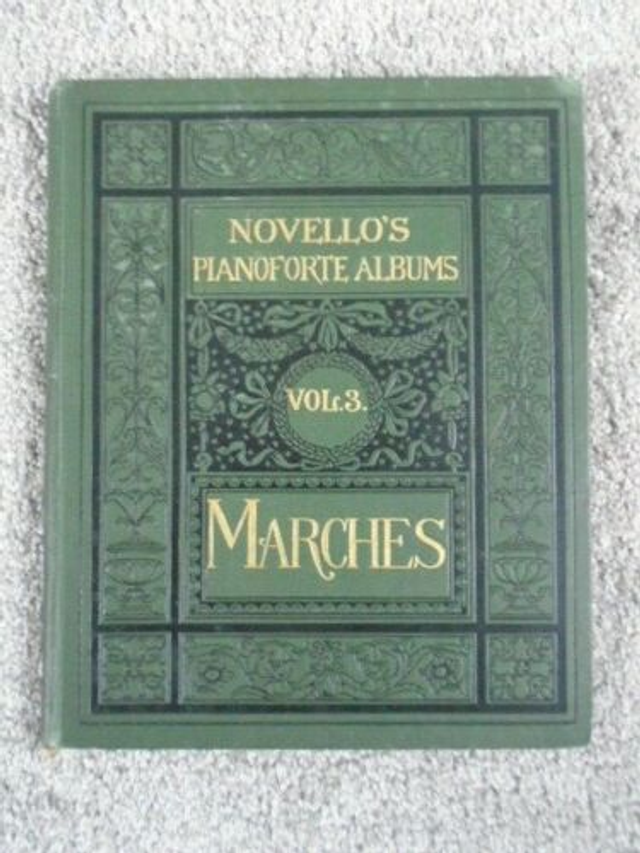 NOVELLO PIANOFORTE ALBUM VOL 3 MARCHES HARDBACK Sheet Music
