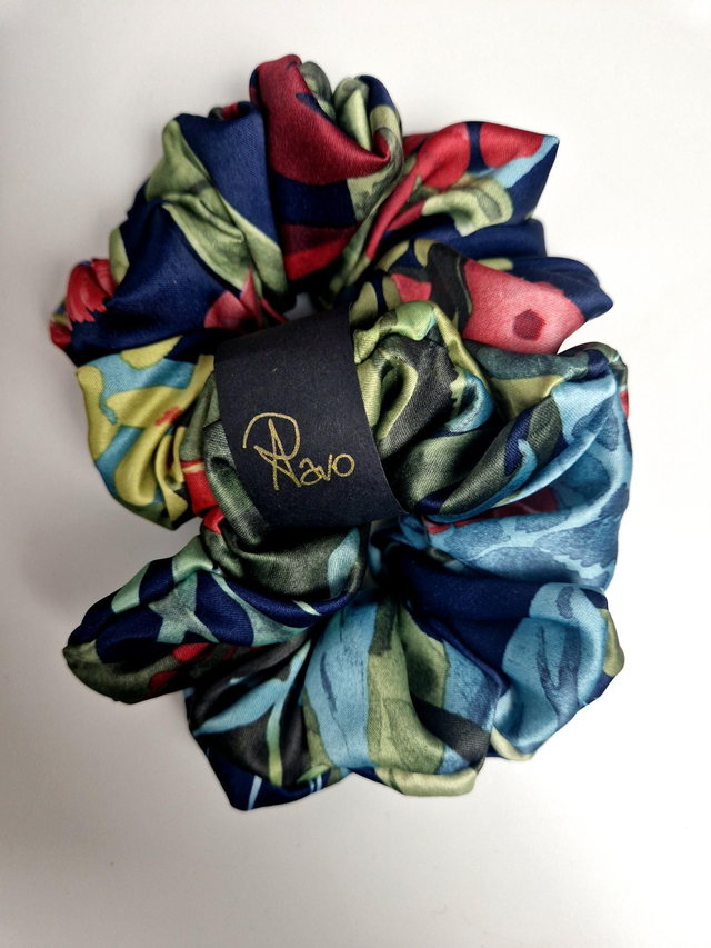 SATIN Paradise Scrunchies Set