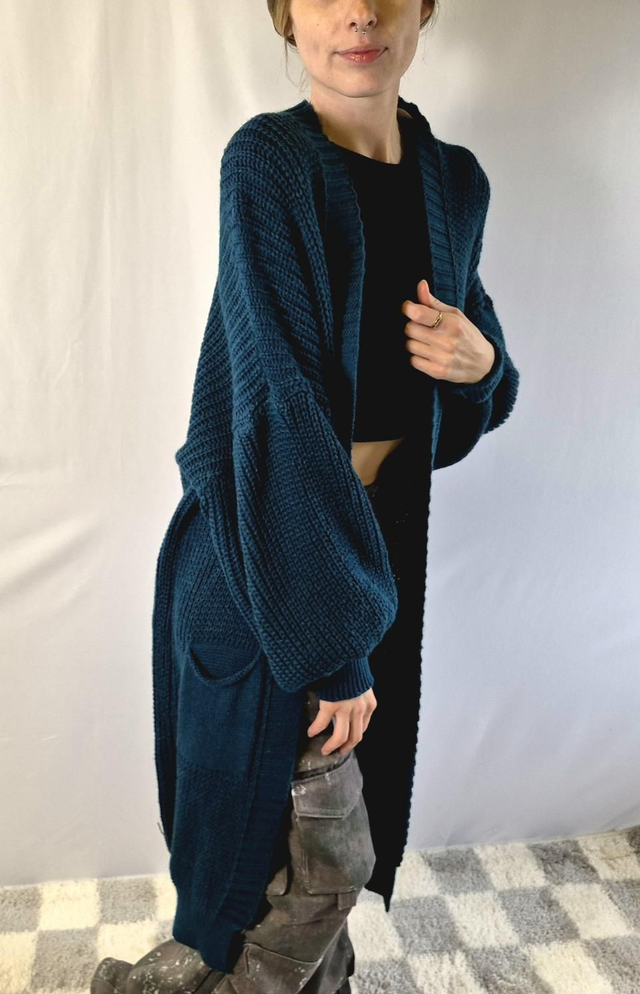 Long Knit Cardigan