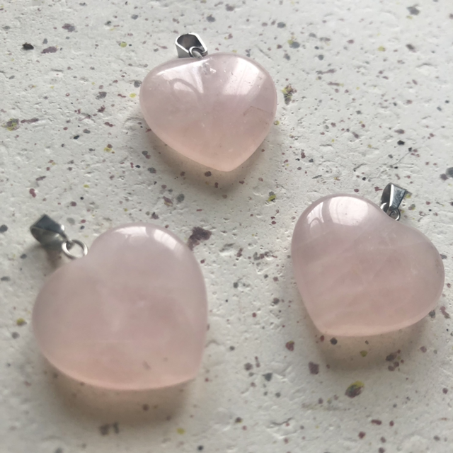 Pendentif Quartz rose 