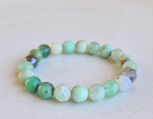 Bracelet CHRYSOPRASE 8mm