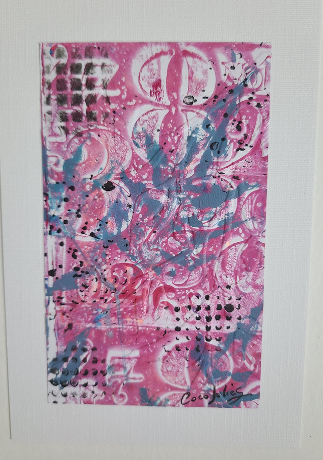 Carte végétale fait main