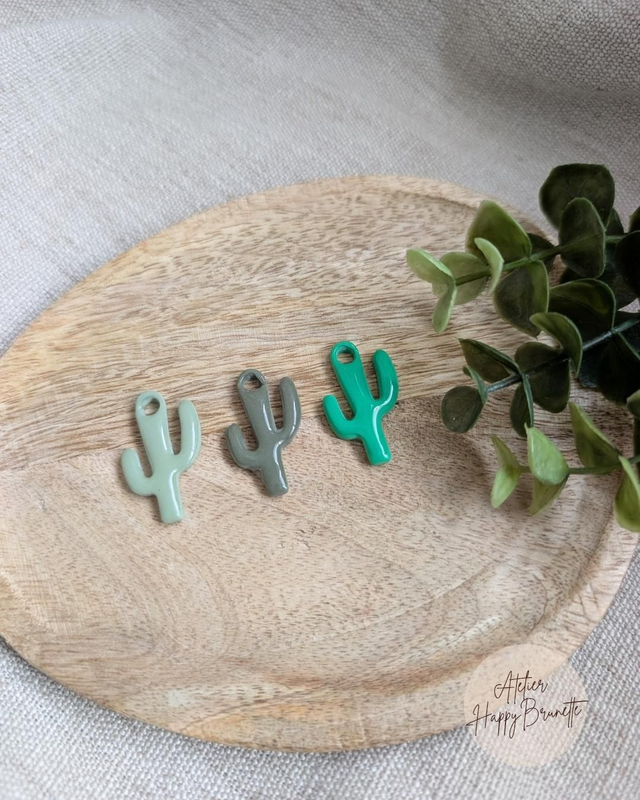Breloque cactus 
