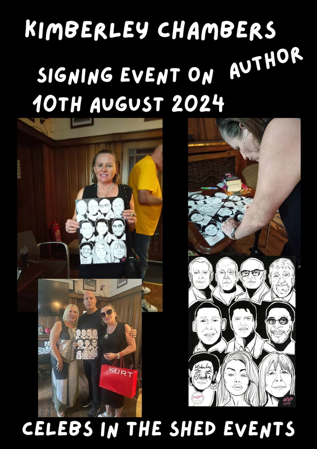 Kimberley Chambers - Limited Edition Signed A3 Comic Style Drawing Print In-Person Signing On 10th August 2024 BUY NOW