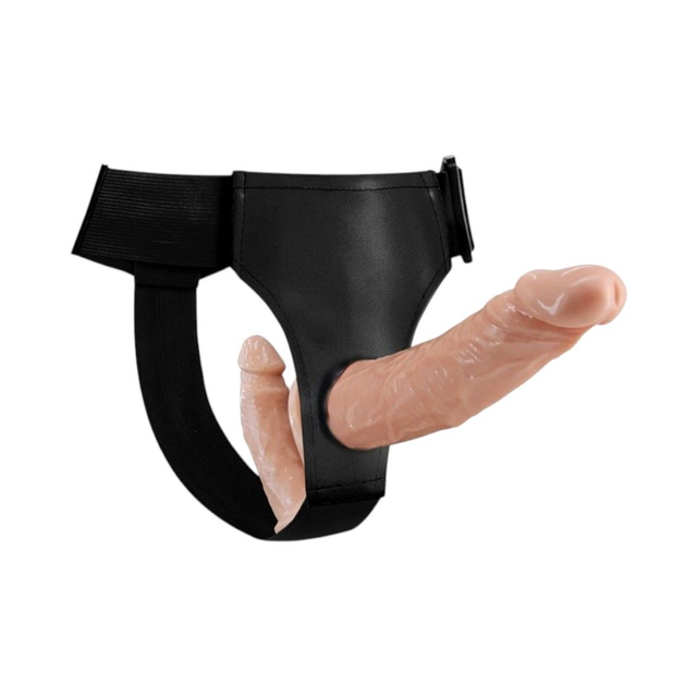 Arnés con Dildos Realistas Doble Penetración Plus