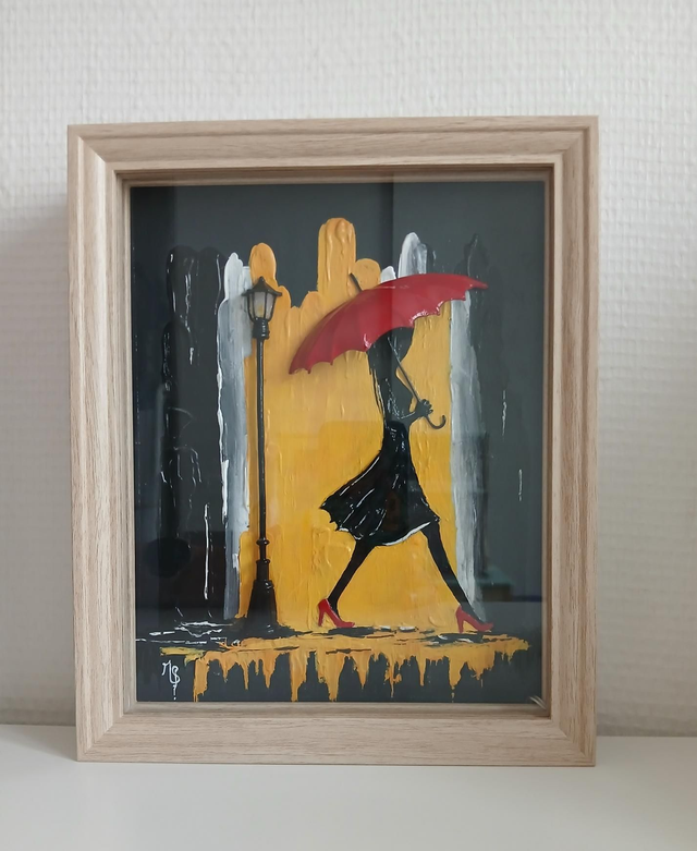 Sous l’ombrelle écarlate 