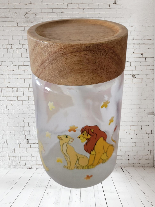 Petite bonbonnière en verre Nala vide