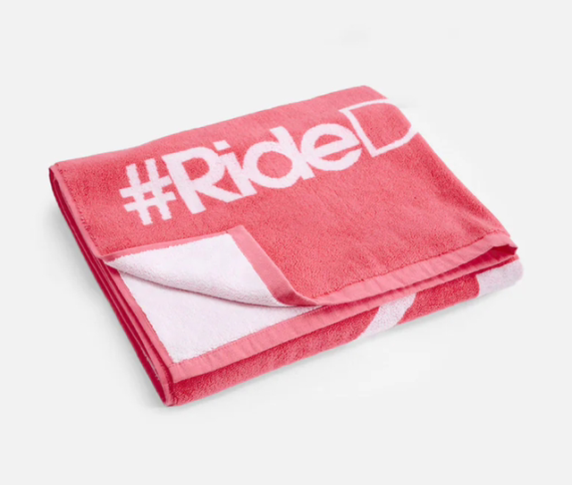 SERVIETTE DE BAIN WATTS WIPE - ROSE FLUO & BLANC