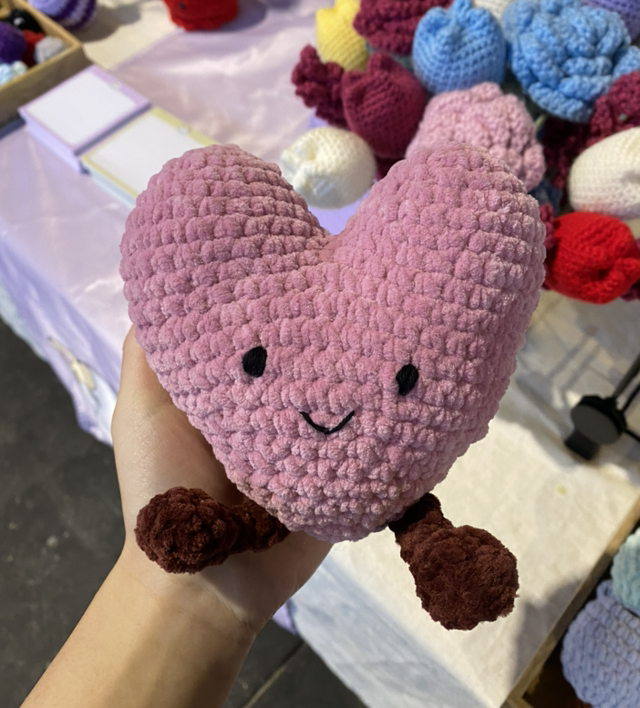 Peluche cœur ❤️