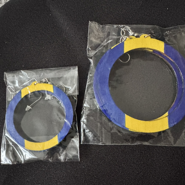 Barbados Painted Earrings  