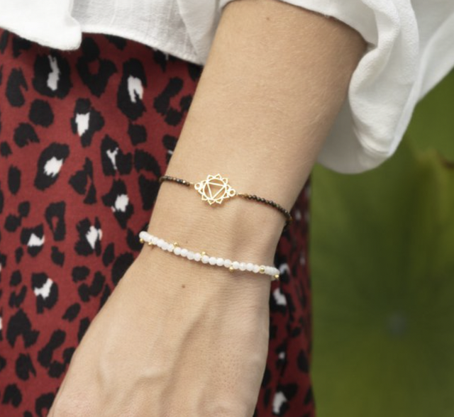 BRACELET CHAKRA PLEXUS SOLAIRE - ARGENT