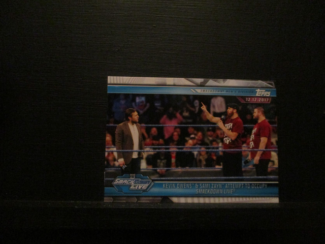 Kevin Owens &amp; Sami Zayn Attempt To Occupy Smackdown Live - Champions Original Trading Card #75