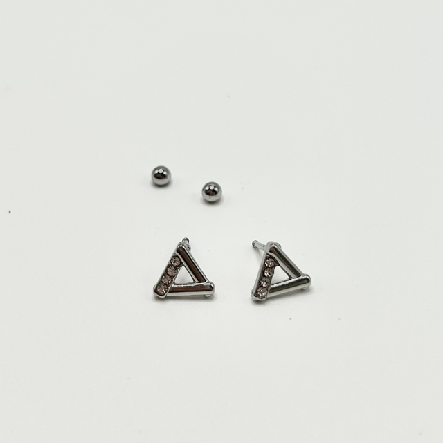 Pendientes Triángulo Brillo