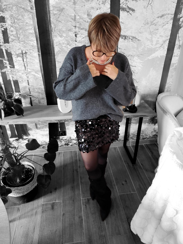 Jupe sequin 