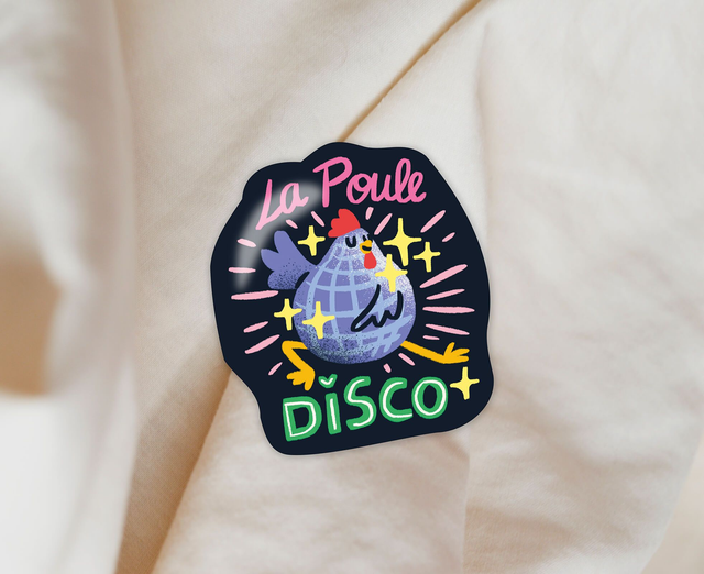 Sticker "La Poule Disco" 🐔🪩