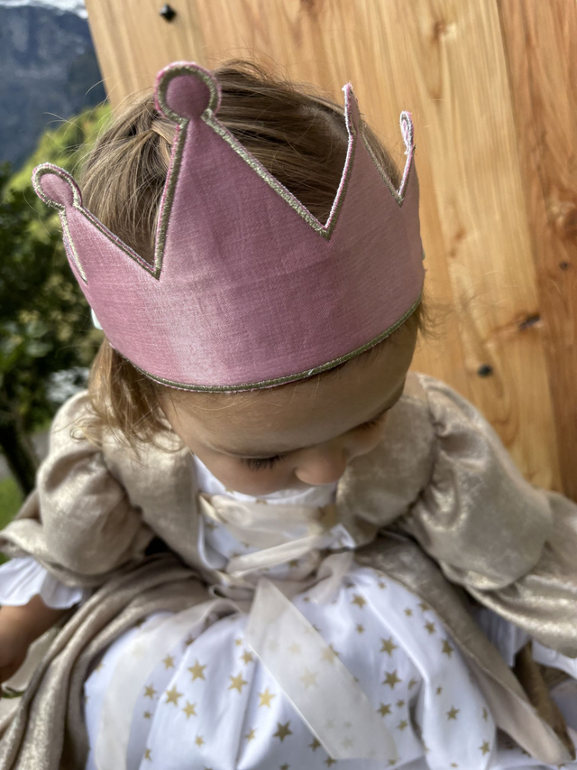 Couronne Violine envers petite fleurs 