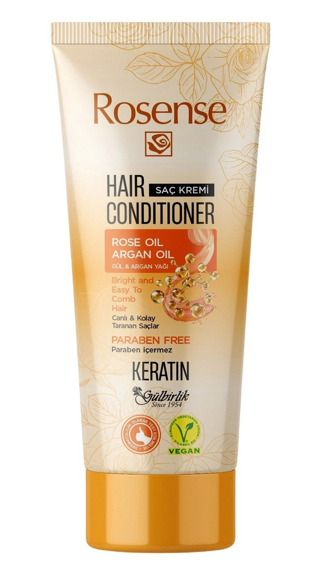 ROSENSE 250ml Odżywka do Włosów z Olejkiem RÓŻANYM & ARGANOWYM