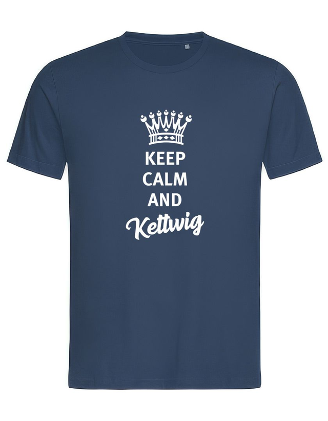 Unisex Shirt - Keep calm and Kettwig - blue