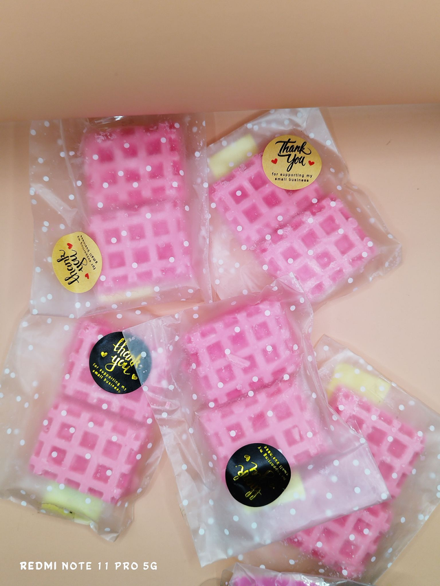 Fondants Parfumés - Gaufrette Pomme d&#039;amour x2