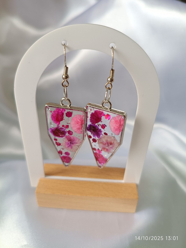 Boucle d'oreille Jardin secret