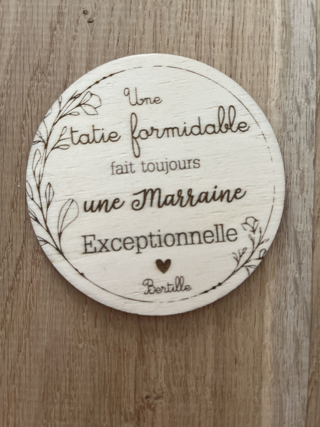 Magnet marraine formidable 