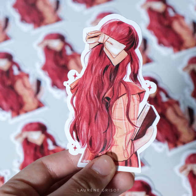 The Reader (sticker)