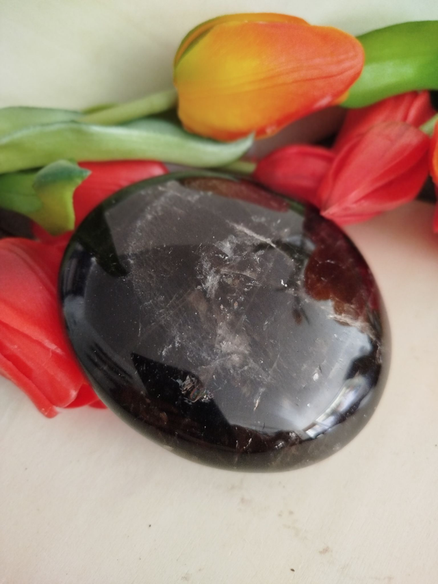 Galets Quartz fumée Noire 