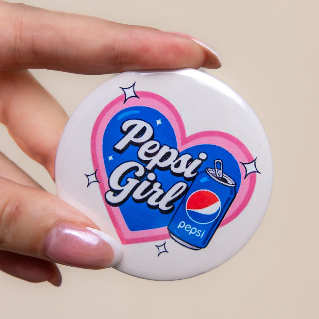 'Pepsi Girl' - Large Badge