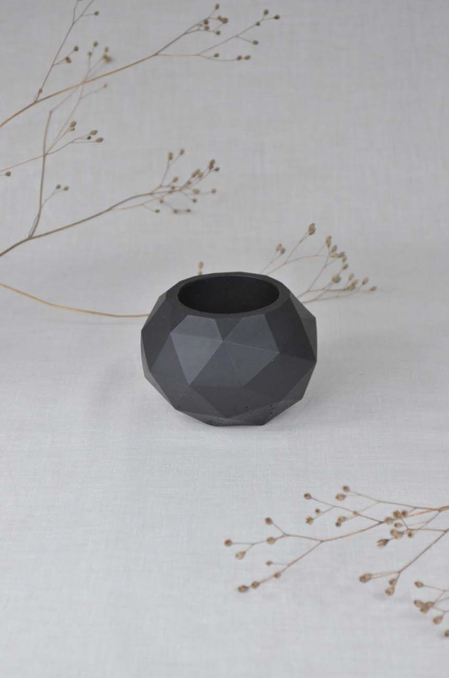 Pot boule : Noir 