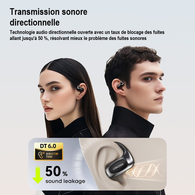 Langsdom TE10 Noir, parfaitement conçu pour un style de vie actif.il est adapté à une utilisation quotidienne prolongée