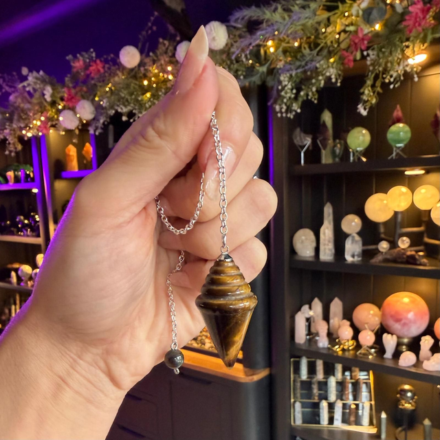 Tigers Eye Pendulum