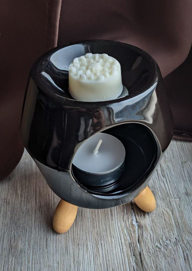 Bruleur &quot;Abstrait&quot; noir (+2 fondants offerts)