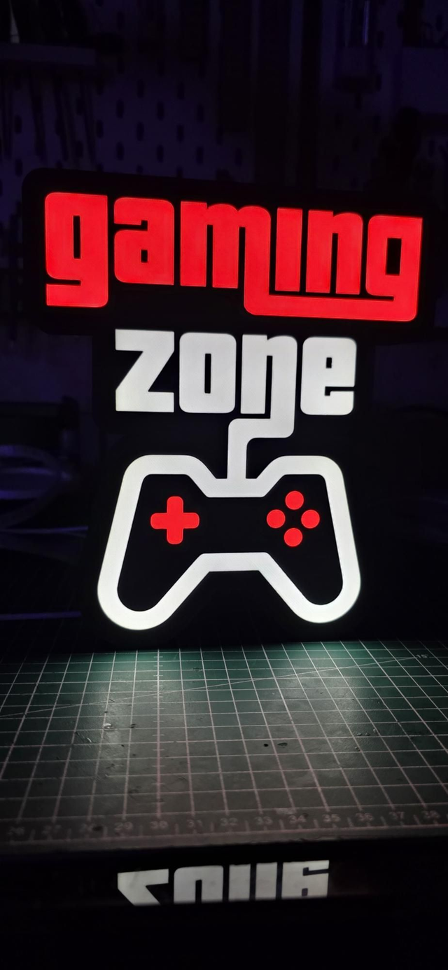 Lampe gaming zone