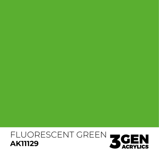 3rd Gen. Acrylics 129 Fluorescent green