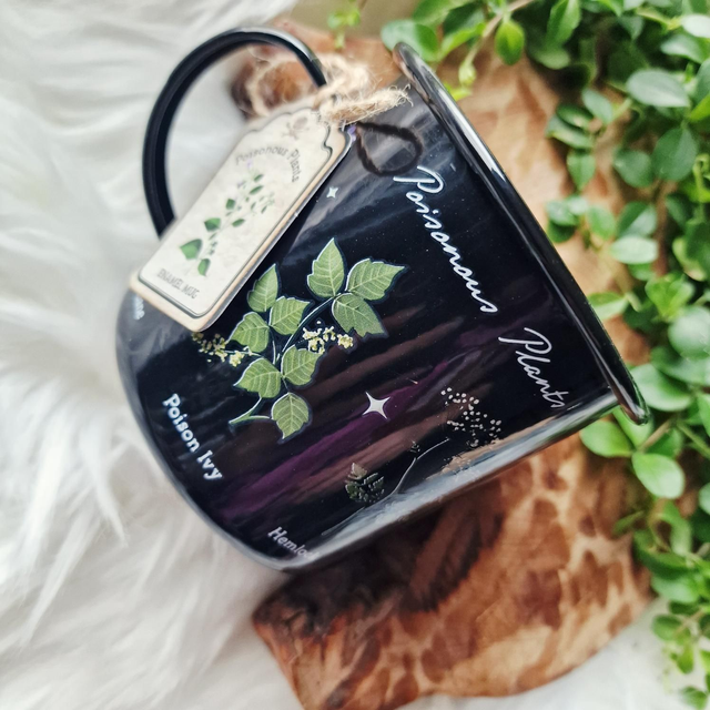 Poison Plants Themed Enamel Mug
