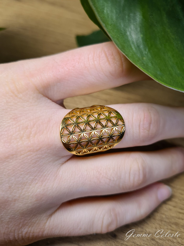 Bague &quot;La Fleur de Vie&quot; 