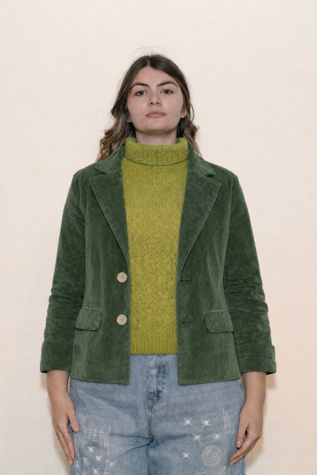 Giacca velluto liscio