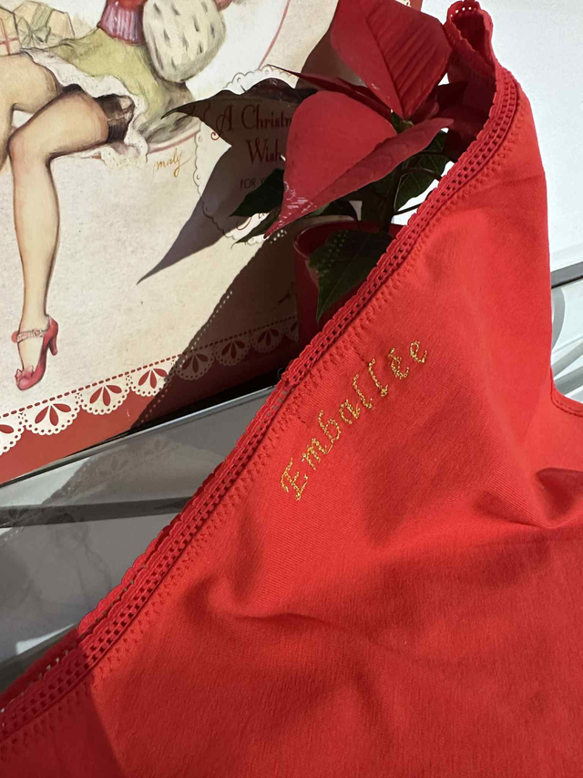 Culotte de Noël femme