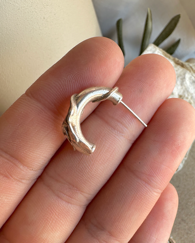 Orecchini Semicerchio foglie