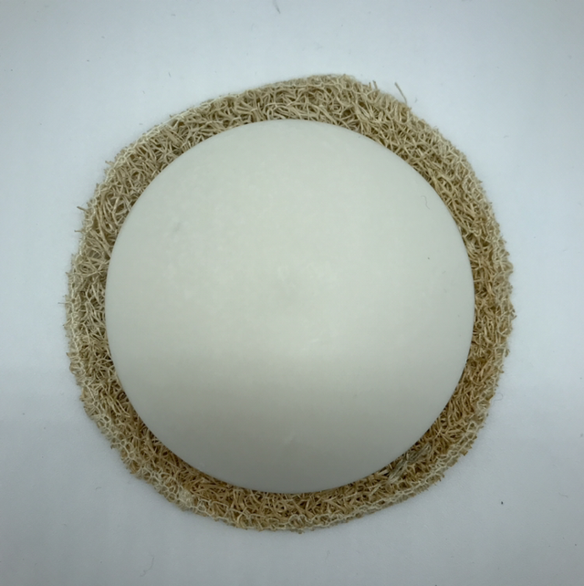 Porte-savon luffa rond