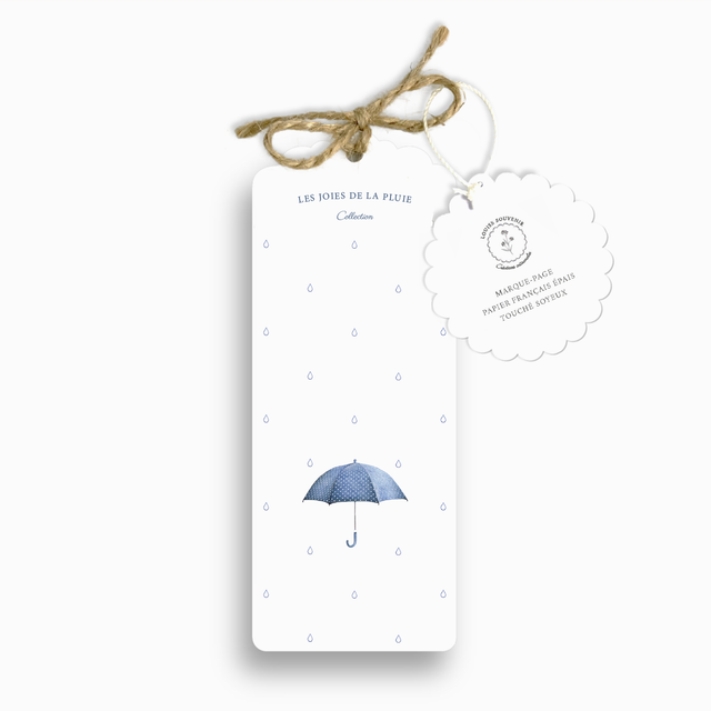 Marque-page - Les joies de la pluie 