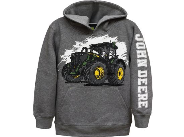 Fleece-Sweatshirt für Kleinkinder mit Traktorbild